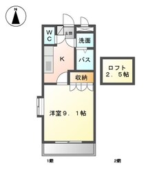 グレースヴィラの物件間取画像